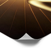 Boeddha met lotusbloem poster (Hoek)