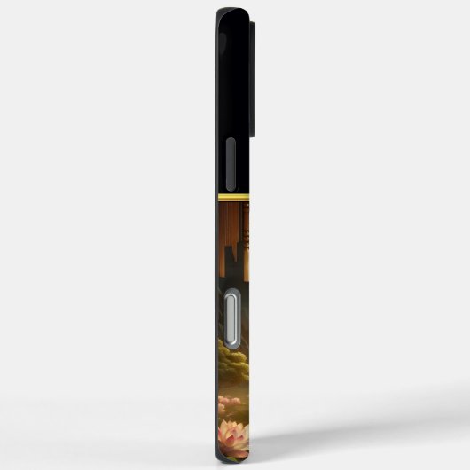 Boeddha met lotusbloemen. Case-Mate iPhone case (Achterkant / Rechts)