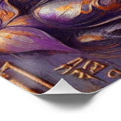 BOEDDHA METALLIC SCHILDERKUNST #19 PERFECT POSTER (Hoek)