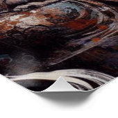 BOEDDHA METALLIC SCHILDERKUNST #22 PERFECT POSTER (Hoek)