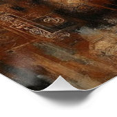 BOEDDHA METALLIC SCHILDERKUNST #23 PERFECT POSTER (Hoek)