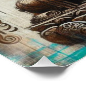 BOEDDHA METALLIC SCHILDERKUNST #24 PERFECT POSTER (Hoek)