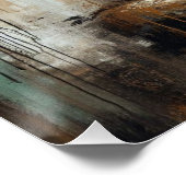 BOEDDHA METALLIC SCHILDERKUNST #6 PERFECT POSTER (Hoek)