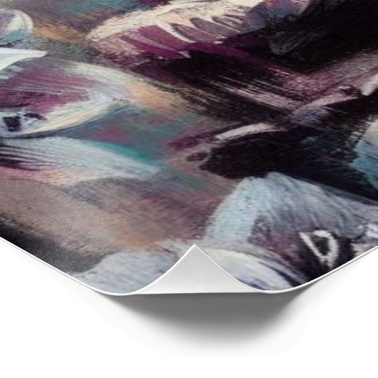 BOEDDHA METALLIC SCHILDERKUNST #7 PERFECT POSTER (Hoek)