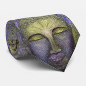 Boeddha Mind Painting Stropdas (Opgerold)