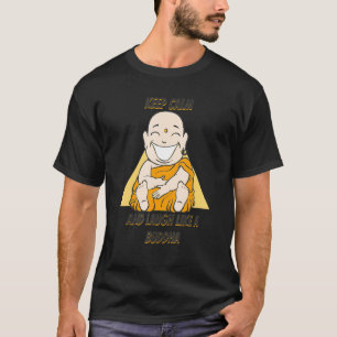 boeddha monk Namaste boeddhisme houdt kalm en hoes T-shirt