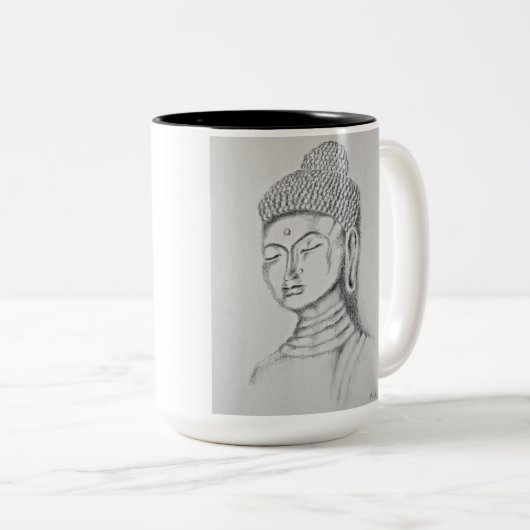 Boeddha/Namaste Mok met twee tinten (Voorkant rechts)