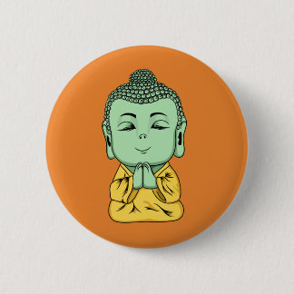 Boeddha Namaste Pin Back Button