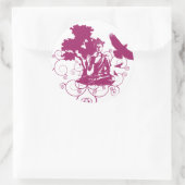 Boeddha Natuur Sticker (Tas)