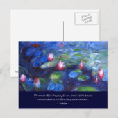 Boeddha: Niet in het verleden vallen Briefkaart (Voorkant / Achterkant)