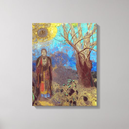 Boeddha | Odilon Redon | Canvas Afdruk (Voorkant)