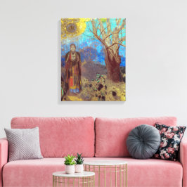 Boeddha | Odilon Redon | Canvas Afdruk