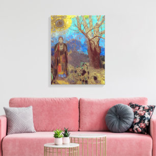 Boeddha   Odilon Redon   Canvas Afdruk