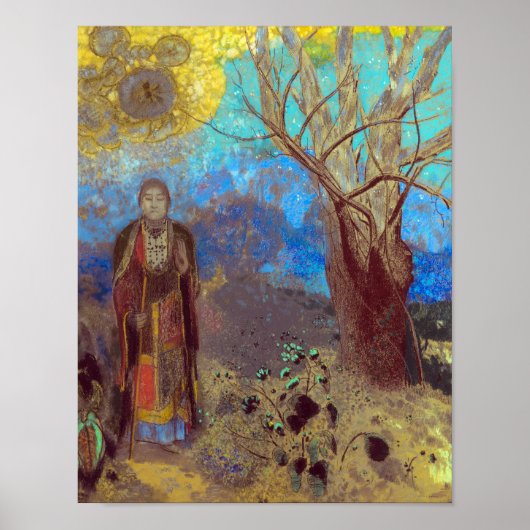 Boeddha | Odilon Redon | Poster (Voorkant)
