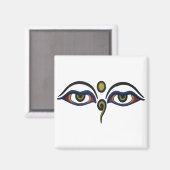 Boeddha ogen magneet (Voorkant / Achterkant)