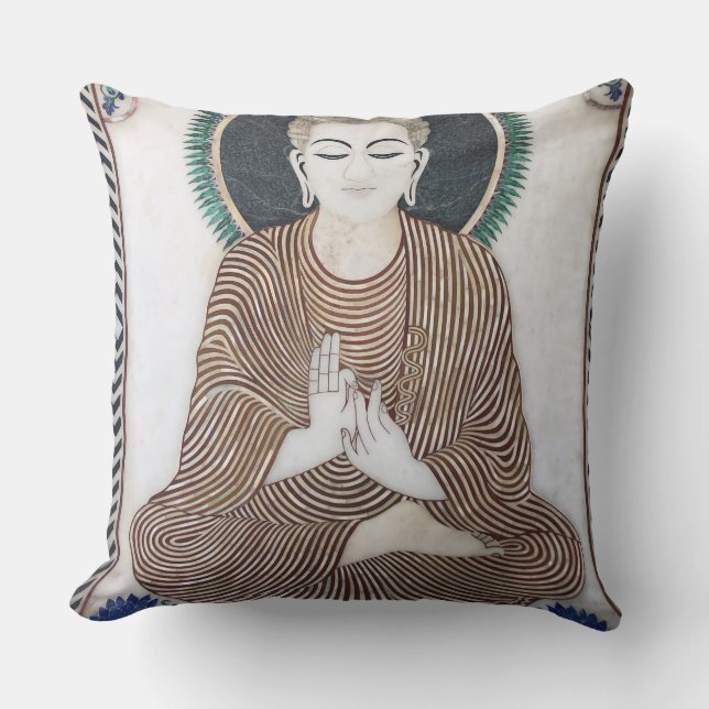 Boeddha Om Pillow 20 x 20 inch Kussen (Voorkant)