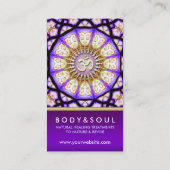 Boeddha OM Yoga Meditation Visitekaartje (Achterkant)