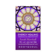 Boeddha OM Yoga Meditation Visitekaartje