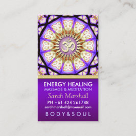 Boeddha OM Yoga Meditation Visitekaartje