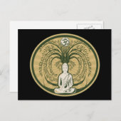 Boeddha onder de Bodhi-boom Briefkaart (Voorkant / Achterkant)
