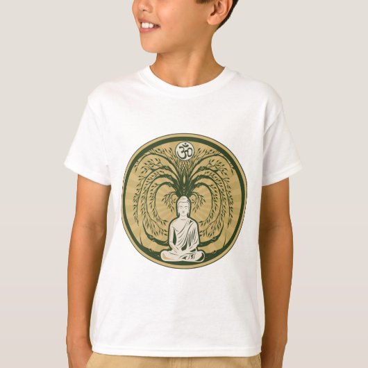 Boeddha onder de Bodhi-boom T-shirt (Voorkant)