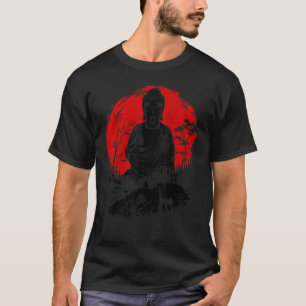 Boeddha onder de zon t-shirt