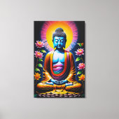Boeddha - Ontluikende mindfulness Canvas Afdruk (Voorkant)