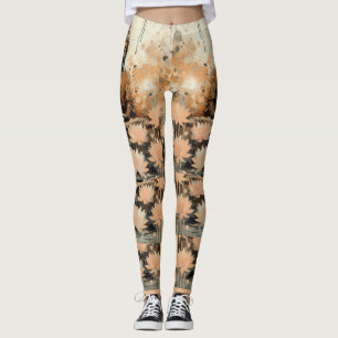 BOEDDHA OP HET GEBIED VAN LOTUS LEGGINGS