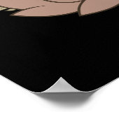 Boeddha op Lotus Flower Poster (Hoek)