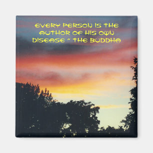 Boeddha: over de ziekte - magnet