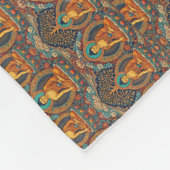 Boeddha Patroon Fleece Deken (Hoek)