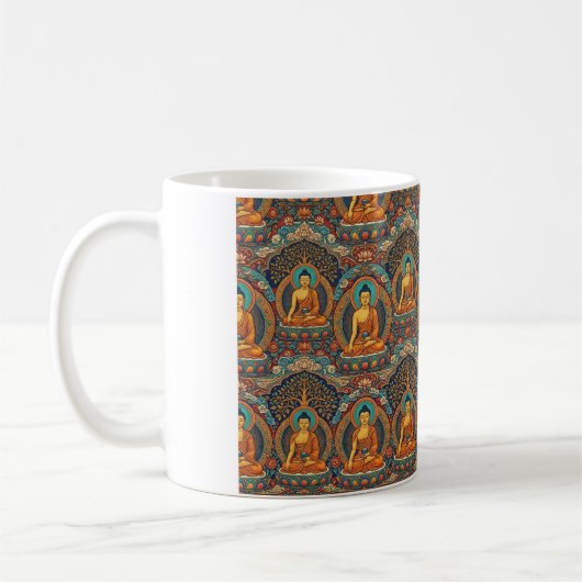 Boeddha Patroon Koffiemok (Links)