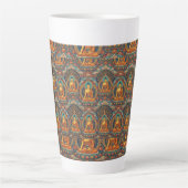 Boeddha Patroon Latte Mok (Voorkant)