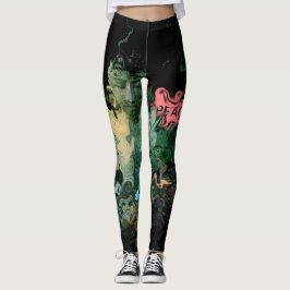Boeddha Peace Serenity Soothing Colors Women's Leggings