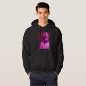 Boeddha Pink Mandala Metta Mindful Loating Kindnes Hoodie (Voorkant volledig)