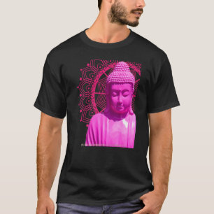 Boeddha Pink Mandala Metta Mindful Loating Kindnes T-shirt