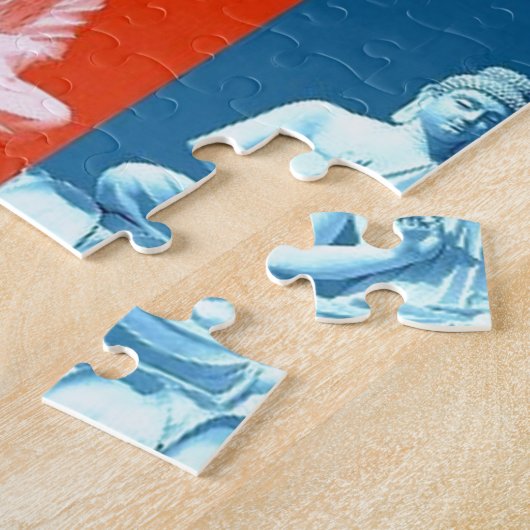 Boeddha Pop Art Style Legpuzzel (Zijkant)