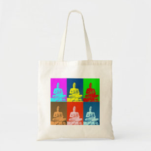 Boeddha Pop Art Style Tote Bag