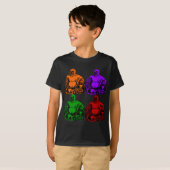 boeddha - pop kunst t-shirt (Voorkant volledig)