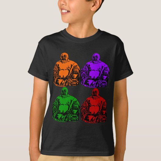boeddha - pop kunst t-shirt (Voorkant)