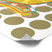 Boeddha Pop Stip Poster (Hoek)