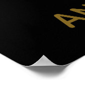 Boeddha Portrait Quote Radiate Love of Jouw tekst Poster (Hoek)