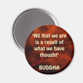 Boeddha positief citaat Fractal Art Magnet-serie Magneet (Voorkant / Achterkant)