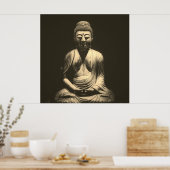 Boeddha Poster (Keuken)