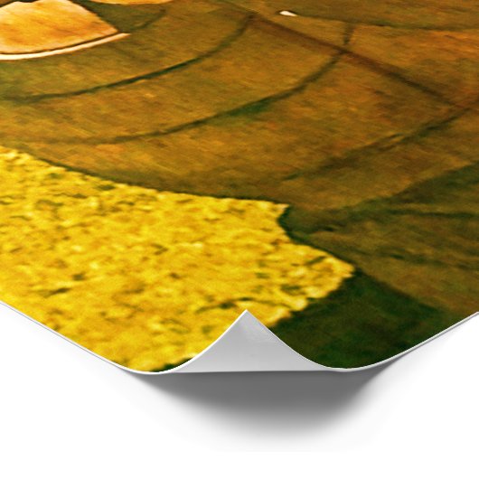 Boeddha-Poster Poster (Hoek)