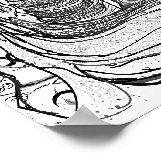 Boeddha-Poster Poster (Hoek)