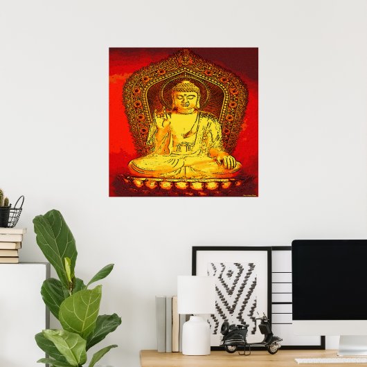 Boeddha Print (Thuiskantoor)