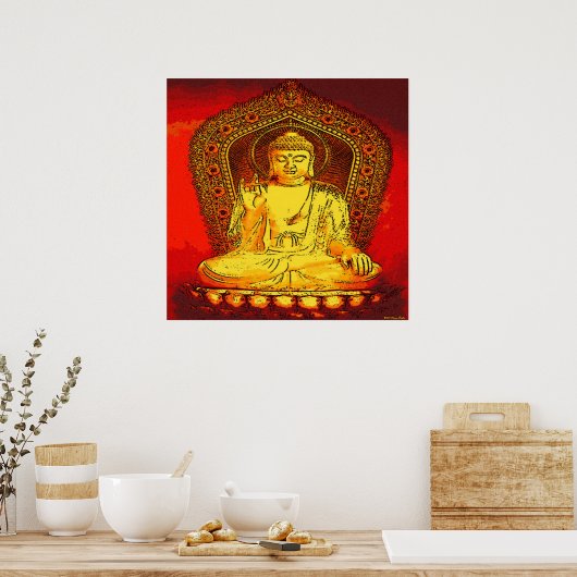 Boeddha Print (Keuken)