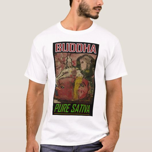 BOEDDHA PURE SATIVA T-SHIRT (Voorkant)