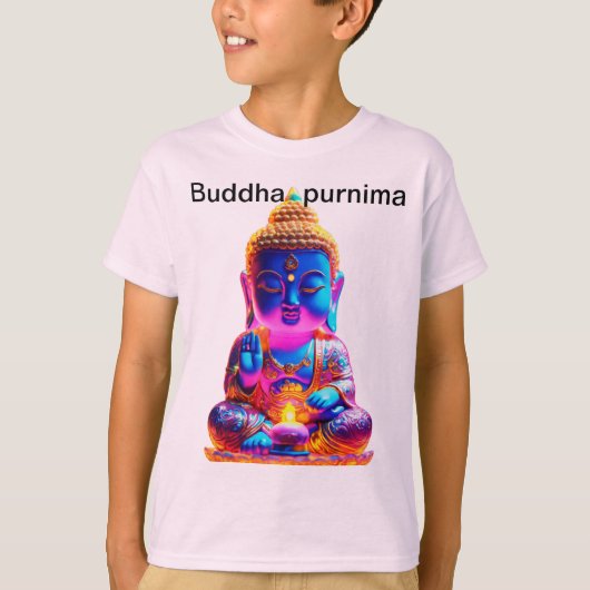 Boeddha purnima speciale innerlijke vrede. t-shirt (Voorkant)
